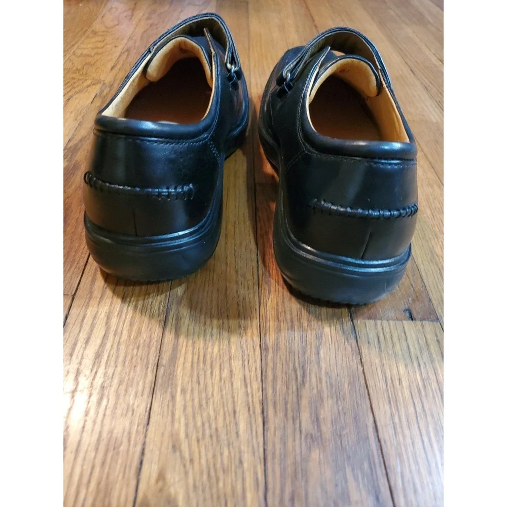 Dr. Comfort Frank 6210 Mens dress shoe 11.5 M Black Loafer Diabetic Orthopedic‎